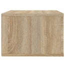 vidaXL 2 db sonoma tölgy falra szerelhető éjjeliszekrény 50x36x25 cm