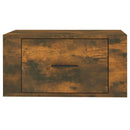 vidaXL 2db füstös tölgy színű fali éjjeliszekrény 50 x 36 x 25 cm