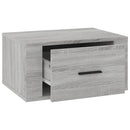 vidaXL 2 db szürke sonoma falra szerelhető éjjeliszekrény 50x36x25 cm