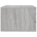vidaXL 2 db szürke sonoma falra szerelhető éjjeliszekrény 50x36x25 cm