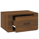 vidaXL 2 db barna tölgy színű fali éjjeliszekrény 50 x 36 x 25 cm
