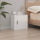 vidaXL 2 db fehér falra szerelhető éjjeliszekrény 50x30x47 cm