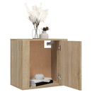 vidaXL 2 db sonoma tölgy falra szerelhető éjjeliszekrény 50x30x47 cm