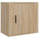 vidaXL 2 db sonoma tölgy falra szerelhető éjjeliszekrény 50x30x47 cm