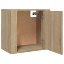vidaXL 2 db sonoma tölgy falra szerelhető éjjeliszekrény 50x30x47 cm
