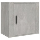vidaXL 2 db betonszürke falra szerelhető éjjeliszekrény 50x30x47 cm