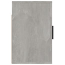vidaXL 2 db betonszürke falra szerelhető éjjeliszekrény 50x30x47 cm