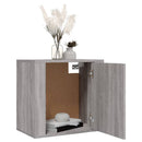 vidaXL 2 db szürke sonoma falra szerelhető éjjeliszekrény 50x30x47 cm