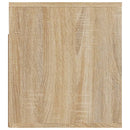 vidaXL 2 db sonoma tölgy falra szerelhető éjjeliszekrény 50x36x40 cm