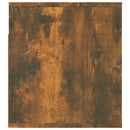 vidaXL füstös tölgy színű falra szerelhető éjjeliszekrény 50x36x40 cm