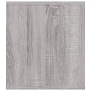 vidaXL 2 db szürke sonoma falra szerelhető éjjeliszekrény 50x36x40 cm