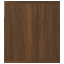 vidaXL 2 db barna tölgyszínű fali éjjeliszekrény 50 x 36 x 40 cm