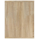 vidaXL sonoma tölgy színű szerelt fa cipőtartó 75x35x45 cm