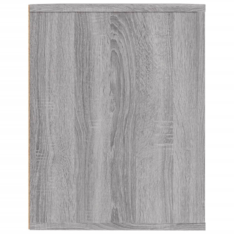 vidaXL szürke sonoma színű szerelt fa cipőtartó 75x35x45 cm