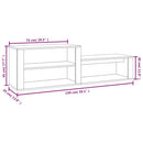 vidaXL fekete szerelt fa cipőszekrény 150 x 35 x 45 cm