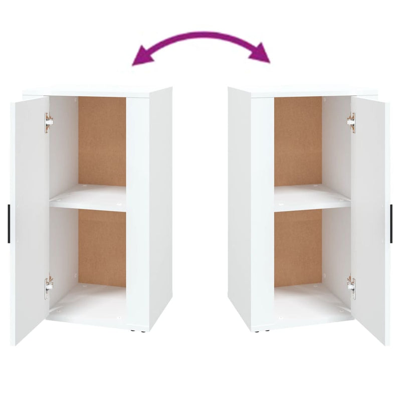 vidaXL fehér szerelt fa tálalószekrény 40 x 33 x 70 cm