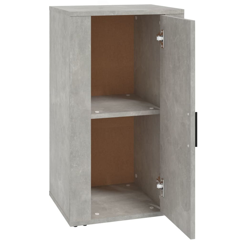 vidaXL betonszürke szerelt fa tálalószekrény 40x33x70 cm