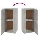 vidaXL betonszürke szerelt fa tálalószekrény 40x33x70 cm