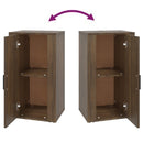 vidaXL barna tölgyszínű szerelt fa tálalószekrény 40x33x70 cm