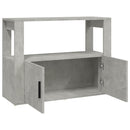 vidaXL betonszürke szerelt fa tálalószekrény 80x30x60 cm