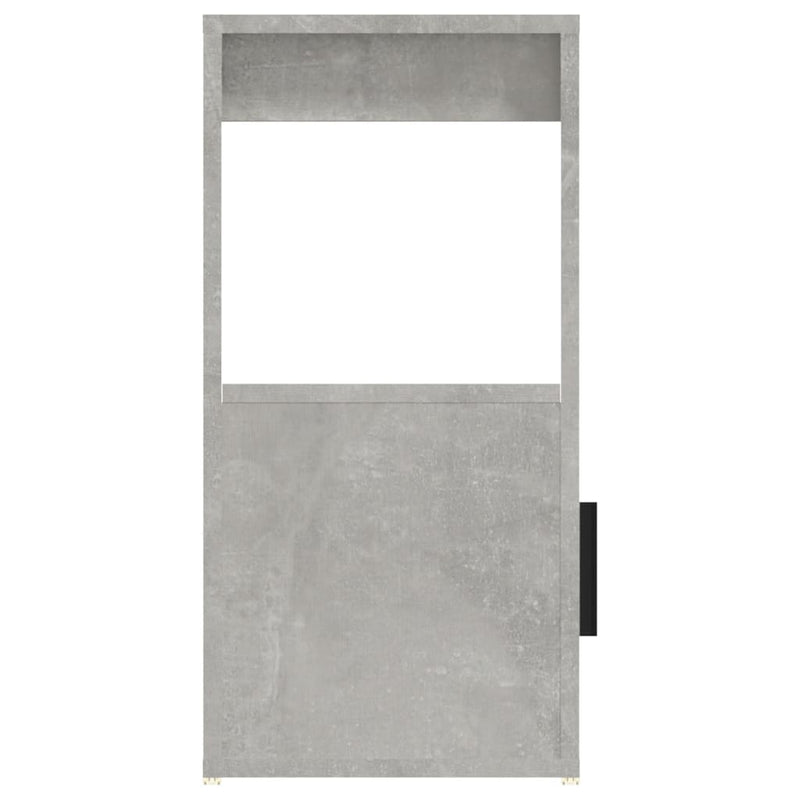 vidaXL betonszürke szerelt fa tálalószekrény 80x30x60 cm