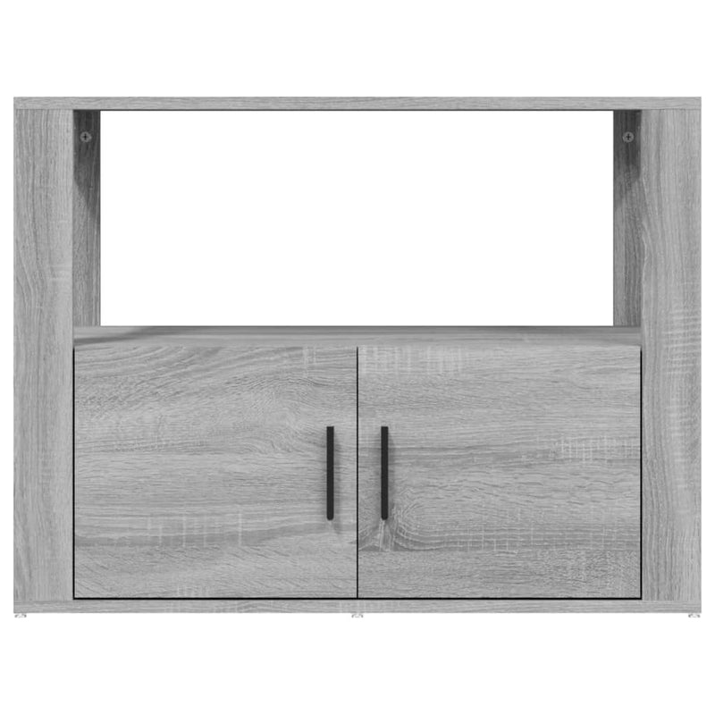 vidaXL szürke sonoma színű szerelt fa tálalószekrény 80x30x60 cm