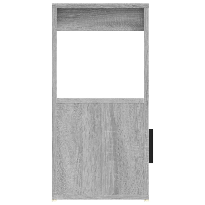 vidaXL szürke sonoma színű szerelt fa tálalószekrény 80x30x60 cm