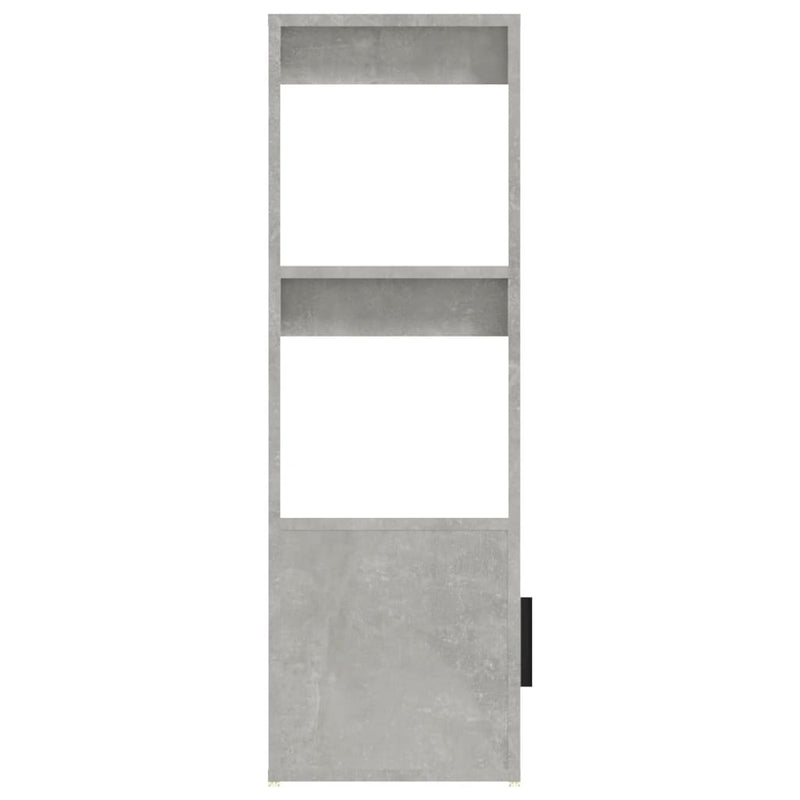 vidaXL betonszürke szerelt fa tálalószekrény 80x30x90 cm