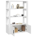 vidaXL fehér szerelt fa tálalószekrény 80x30x119,5 cm