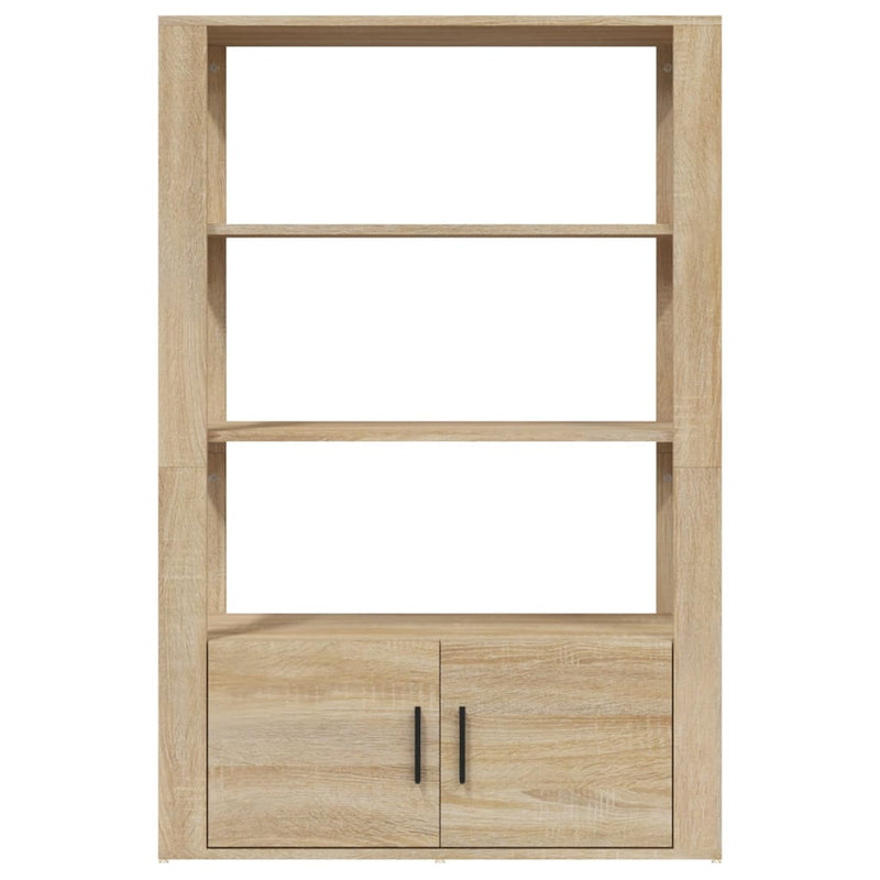 vidaXL sonoma tölgy színű szerelt fa tálalóasztal 80x30x119,5 cm
