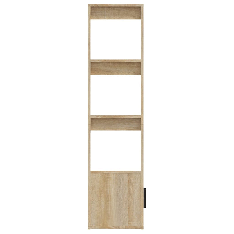 vidaXL sonoma tölgy színű szerelt fa tálalóasztal 80x30x119,5 cm