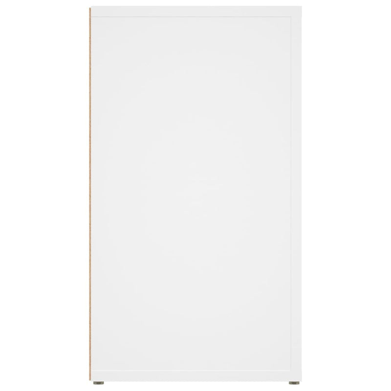 vidaXL fehér szerelt fa tálalószekrény 80x30x54 cm