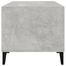 vidaXL betonszürke szerelt fa dohányzóasztal 90x49x45 cm