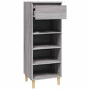 vidaXL szürke sonoma színű szerelt fa cipősszekrény 40x36x105 cm