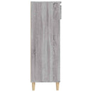 vidaXL szürke sonoma színű szerelt fa cipősszekrény 40x36x105 cm