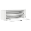 vidaXL fehér szerelt fa fali cipőszekrény 100 x 35 x 38 cm