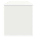 vidaXL fehér szerelt fa fali cipőszekrény 100 x 35 x 38 cm