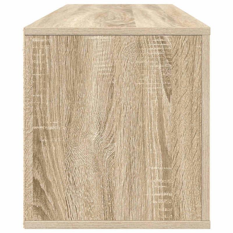 vidaXL sonoma tölgy színű szerelt fa fali cipőszekrény 100x35x38 cm