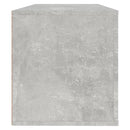 vidaXL betonszürke szerelt fa fali cipőszekrény 100x35x38 cm