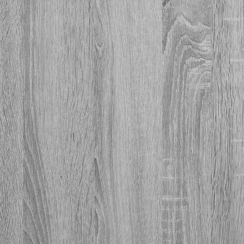 vidaXL szürke sonoma színű szerelt fa fali cipősszekrény 100x35x38 cm