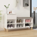 vidaXL fehér szerelt fa cipősszekrény 102x36x60 cm