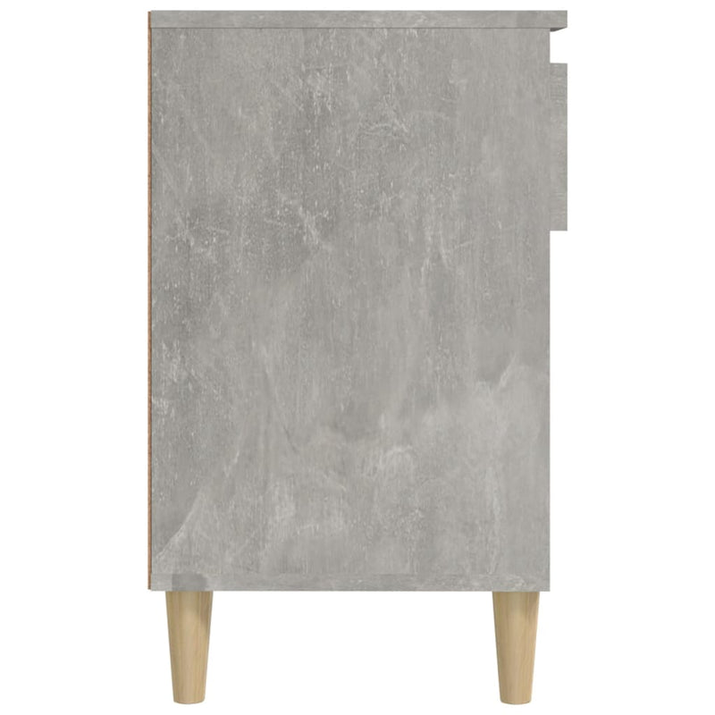 vidaXL betonszürke szerelt fa cipőszekrény 102x36x60 cm