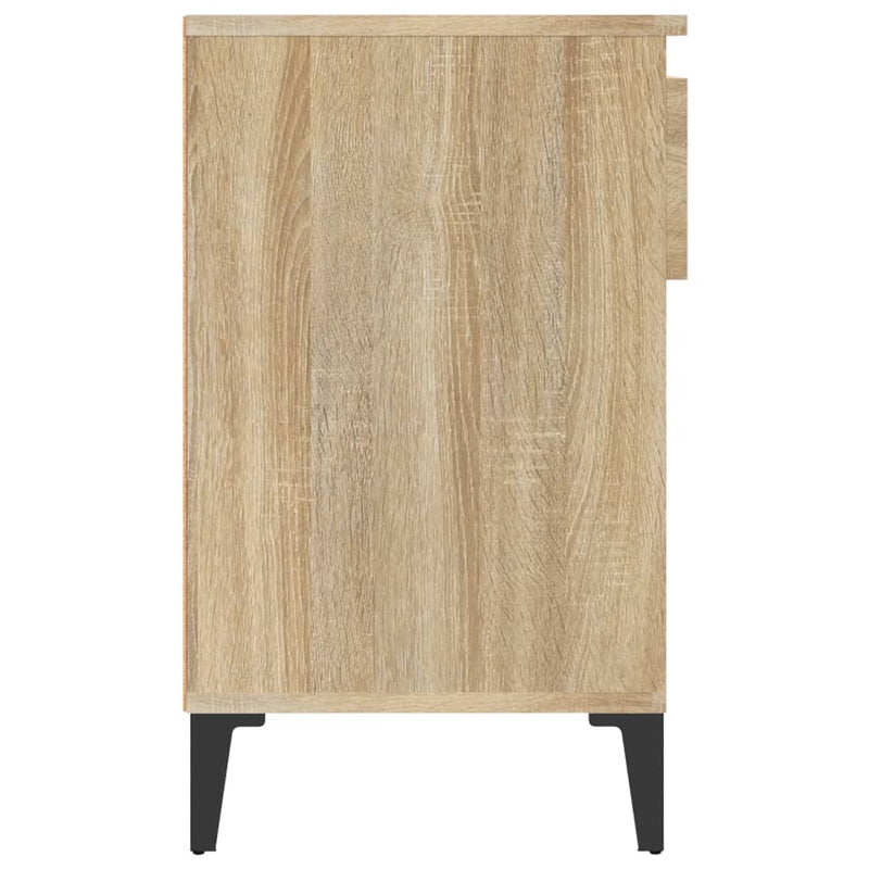 vidaXL sonoma tölgy színű szerelt fa cipőszekrény 102x36x60 cm