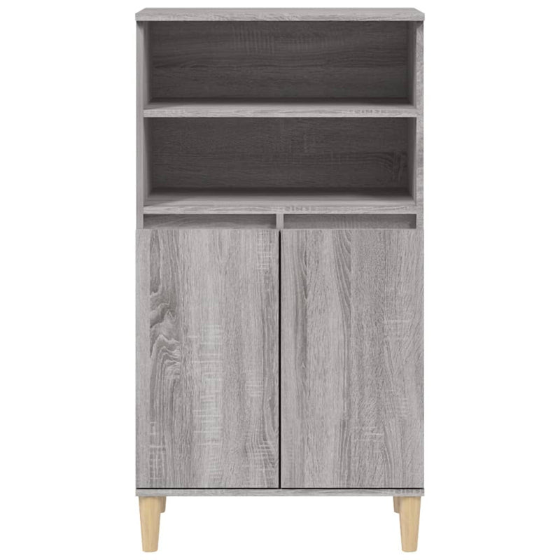 vidaXL szürke sonoma szerelt fa magasszekrény 60 x 36 x 110 cm