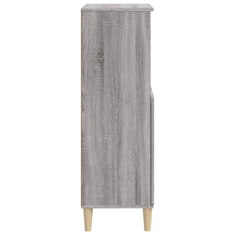 vidaXL szürke sonoma szerelt fa magasszekrény 60 x 36 x 110 cm