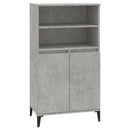 vidaXL betonszürke szerelt fa magasszekrény 60 x 36 x 110 cm
