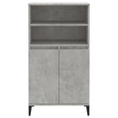 vidaXL betonszürke szerelt fa magasszekrény 60 x 36 x 110 cm
