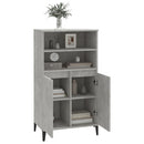 vidaXL betonszürke szerelt fa magasszekrény 60 x 36 x 110 cm