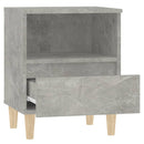 vidaXL 2 db betonszürke éjjeliszekrény 40x35x50 cm