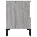 vidaXL 2 db szürke sonoma színű éjjeliszekrény 40x35x50 cm